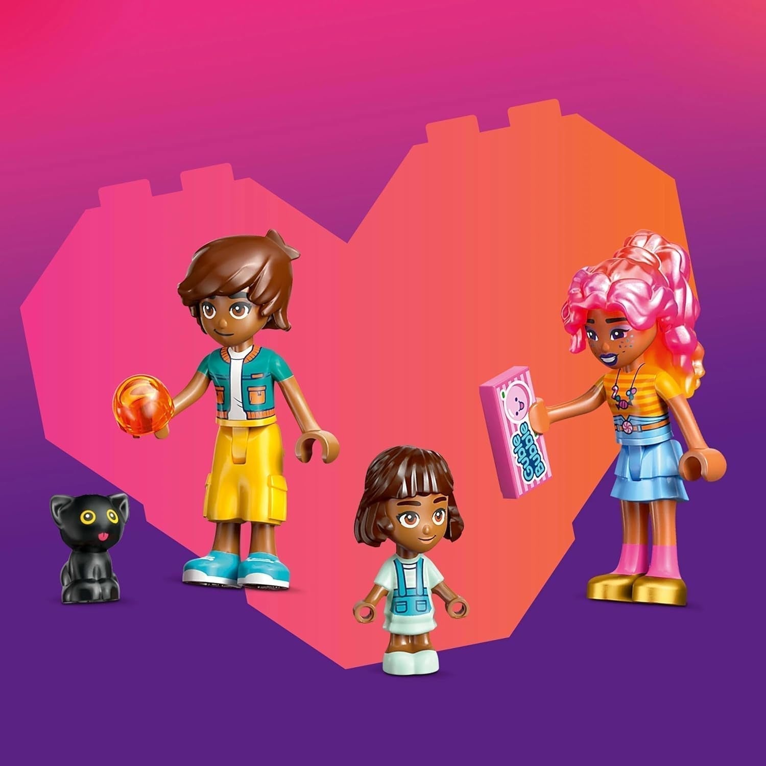 LEGO Friends Heartlake City Shop Lekset för tjejer 6+ Rollspel med 2 minidockor, mikrodocka och kattleksak 42649 Byggset Besuche den LEGO-Store