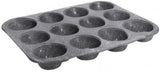 Pure Roq Muffinform Für 12 Muffins, Aluminium, Schwarz Formar och bakplåtar Naty Shop