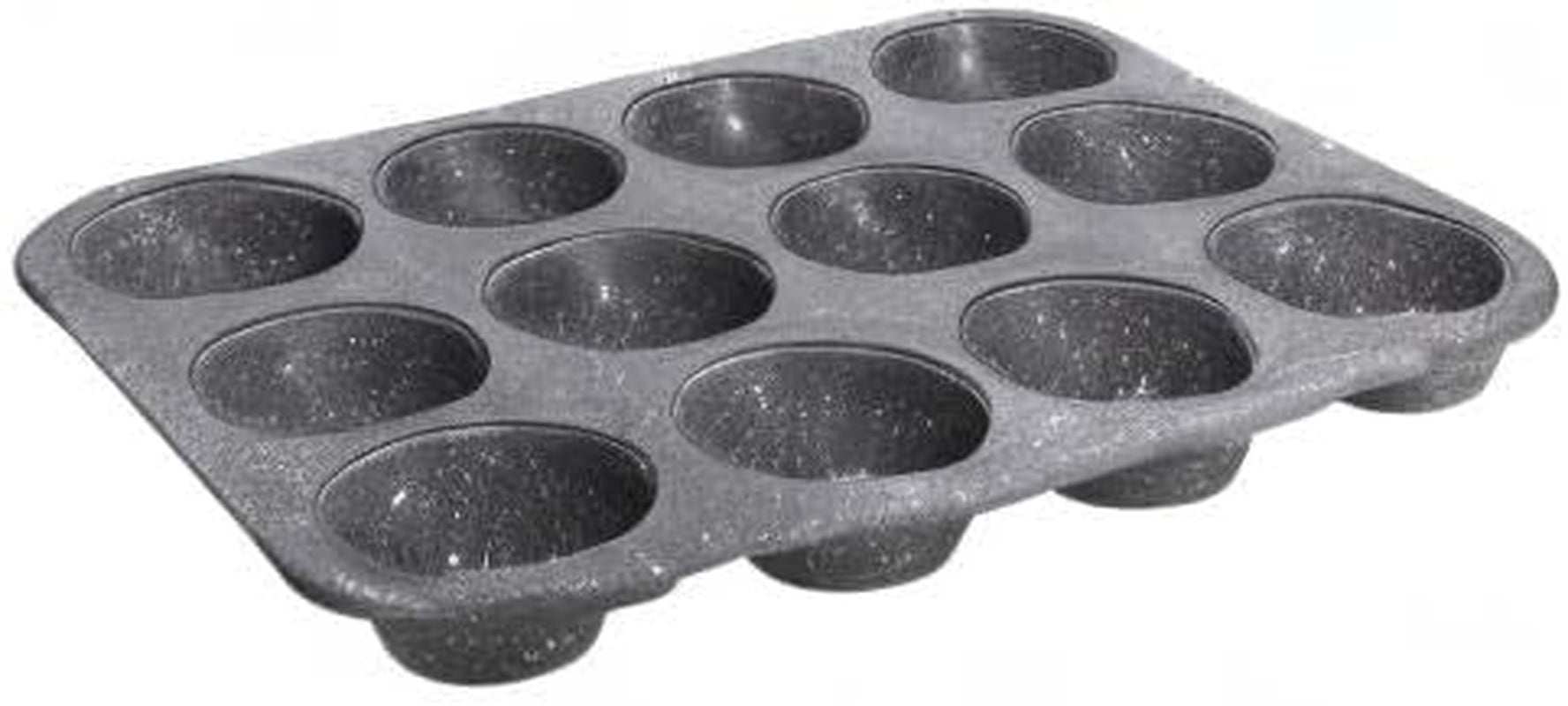 Pure Roq Muffinform Für 12 Muffins, Aluminium, Schwarz Formar och bakplåtar Naty Shop