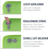 Sea to Summit - Eros dunkudde L - Ultralätt och uppblåsbar - 10D-material - Premium dunkudde - Halkfri - För vandring och camping - 42 X 28 X 12 Cm - Grå - 95 G Naty Shop-resekuddar
