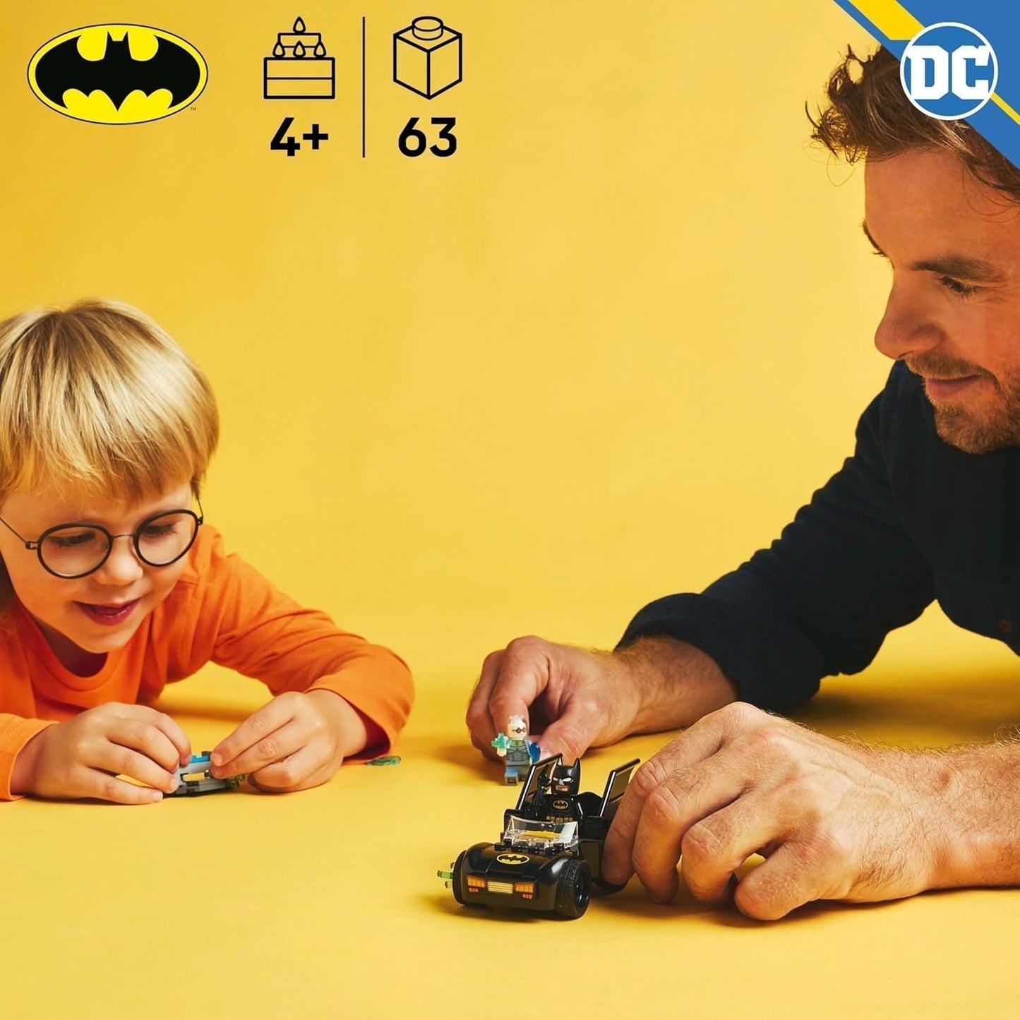 LEGO DC Batman: Batman & Batmobile vs. Mr. Freeze - Superhjältebilleksak med 2 minifigurer - Isskytt med eldelement - Present till pojkar och flickor från 4 år 76301 Byggset Besuche den LEGO-Store