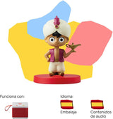Ljudkaraktär - Aladdin och den underbara lampan - berättelser och ljudberättelser - leksak, pedagogiskt innehåll, på spanska, för flickor och pojkar i åldern 4-6+ Bebe Naty Shop Toys