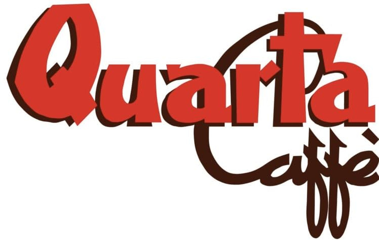 Quarta Caffè Sorte Rossa bönor - Arabica och robust kaffe, 250g, stark och energisk arom - 1 förpackning med 250g. Tillverkad i Apulien, Salento