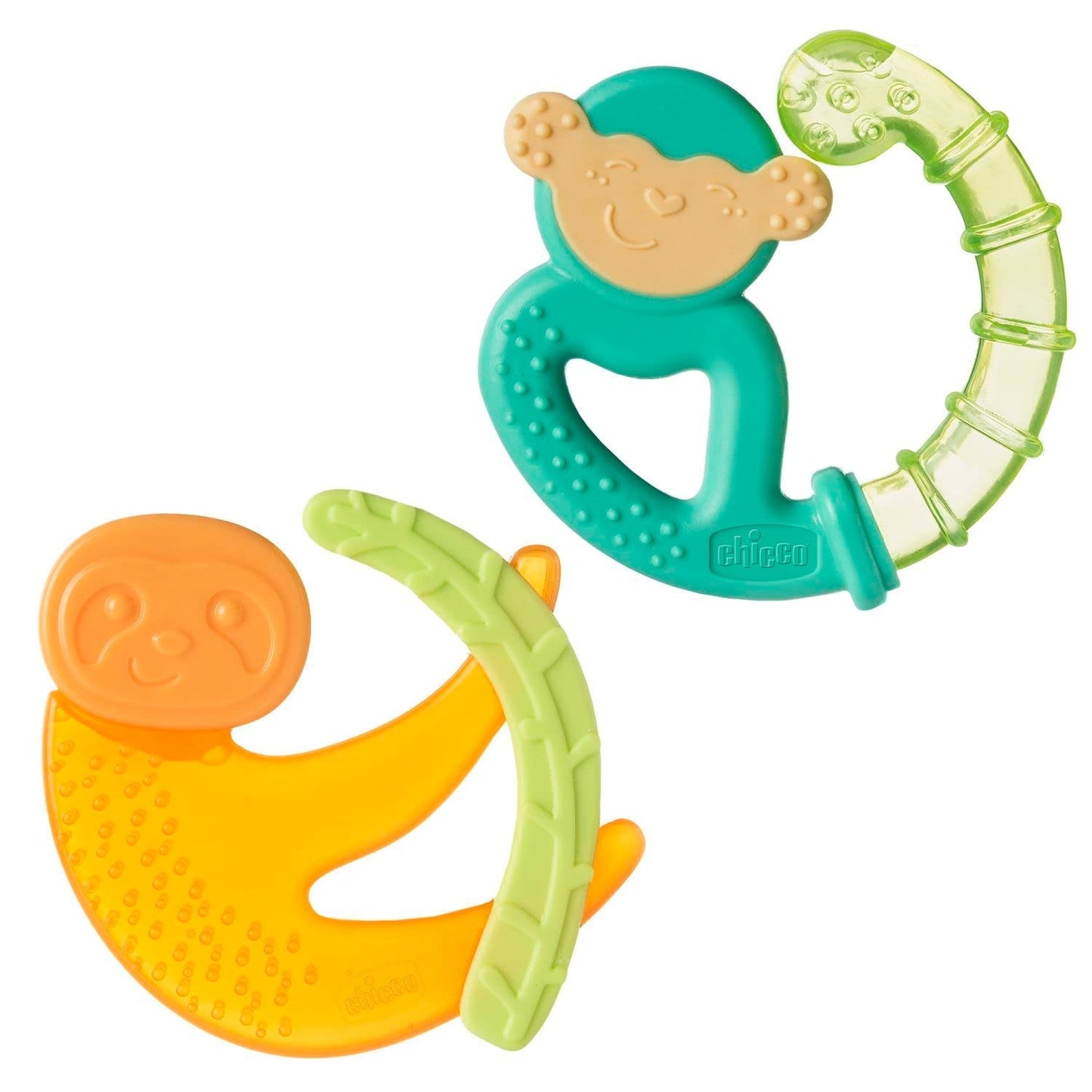 Chicco Fresh&Relax Monkey or Sloth tandring, 4M+, fylld med sterilt vatten