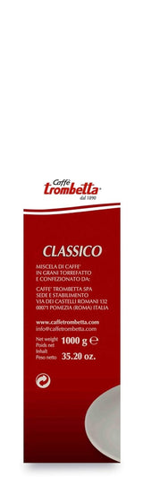 Caffè Trombetta Italien Kaffee Geröstete Kaffeebohnen, klassisk. En perfekt Harmonie zwischen Aroma och Körper - 1 kg