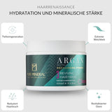 Pure Mineral - Intensiv reparerande hårmask med argan - Reparerar och ger glans åt torrt hår - Närar med vitamin E - Inga sulfater, parabener, petroleum - 350ml Naty Shop hårmask