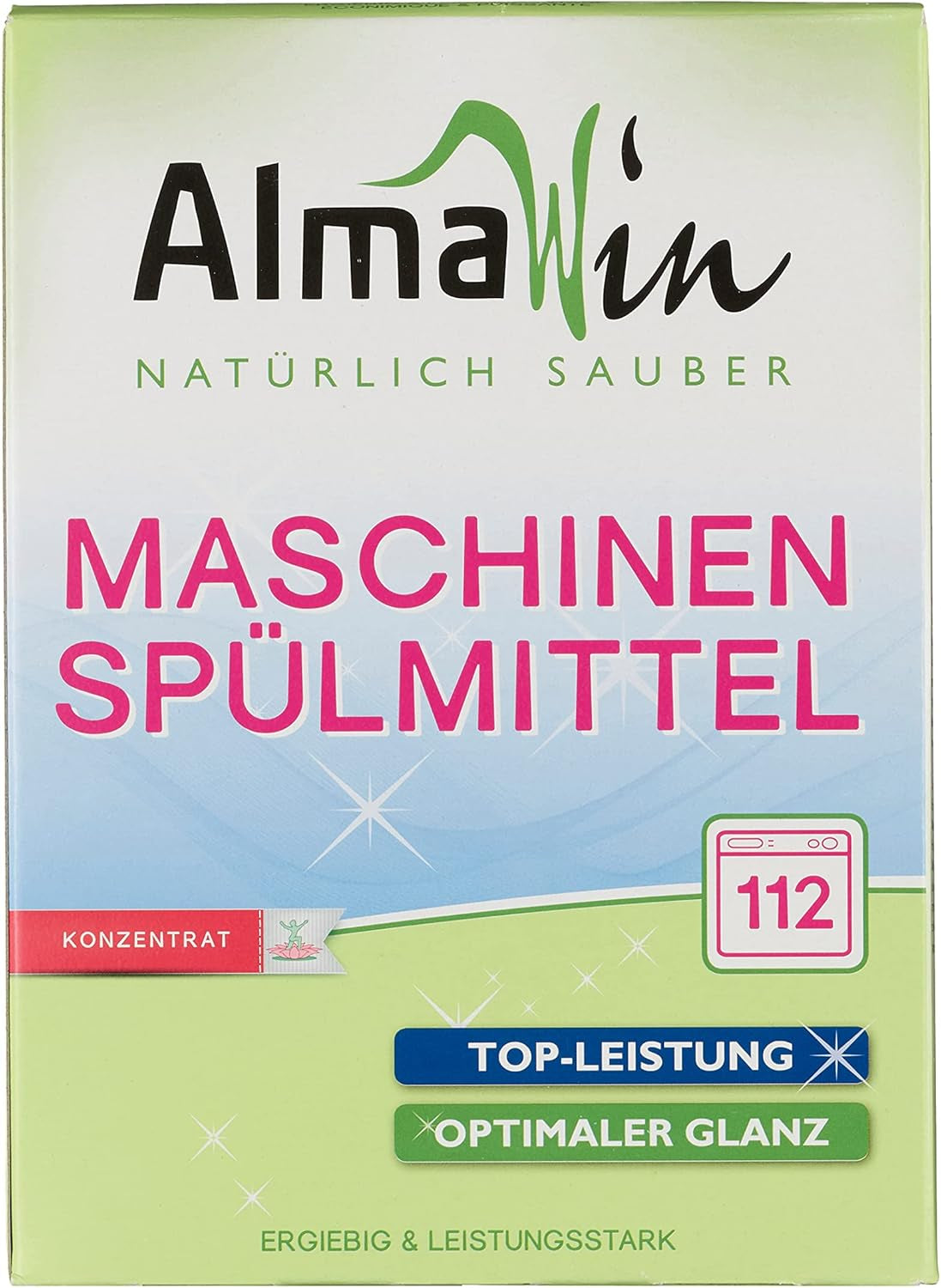 Almawin eco, diskmedel 2,8 kg, 112 tvättar, kan doseras för olika mängder disk Naty Shop