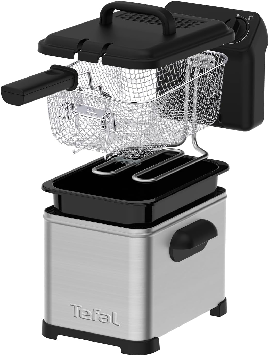 Tefal Family Pro Access 4.0L, 3000 Watt, semi-professionell, med olja, avtagbar oljetank, kylzonsteknik Vitvaror Naty Shop Family Pro Access 4.0L