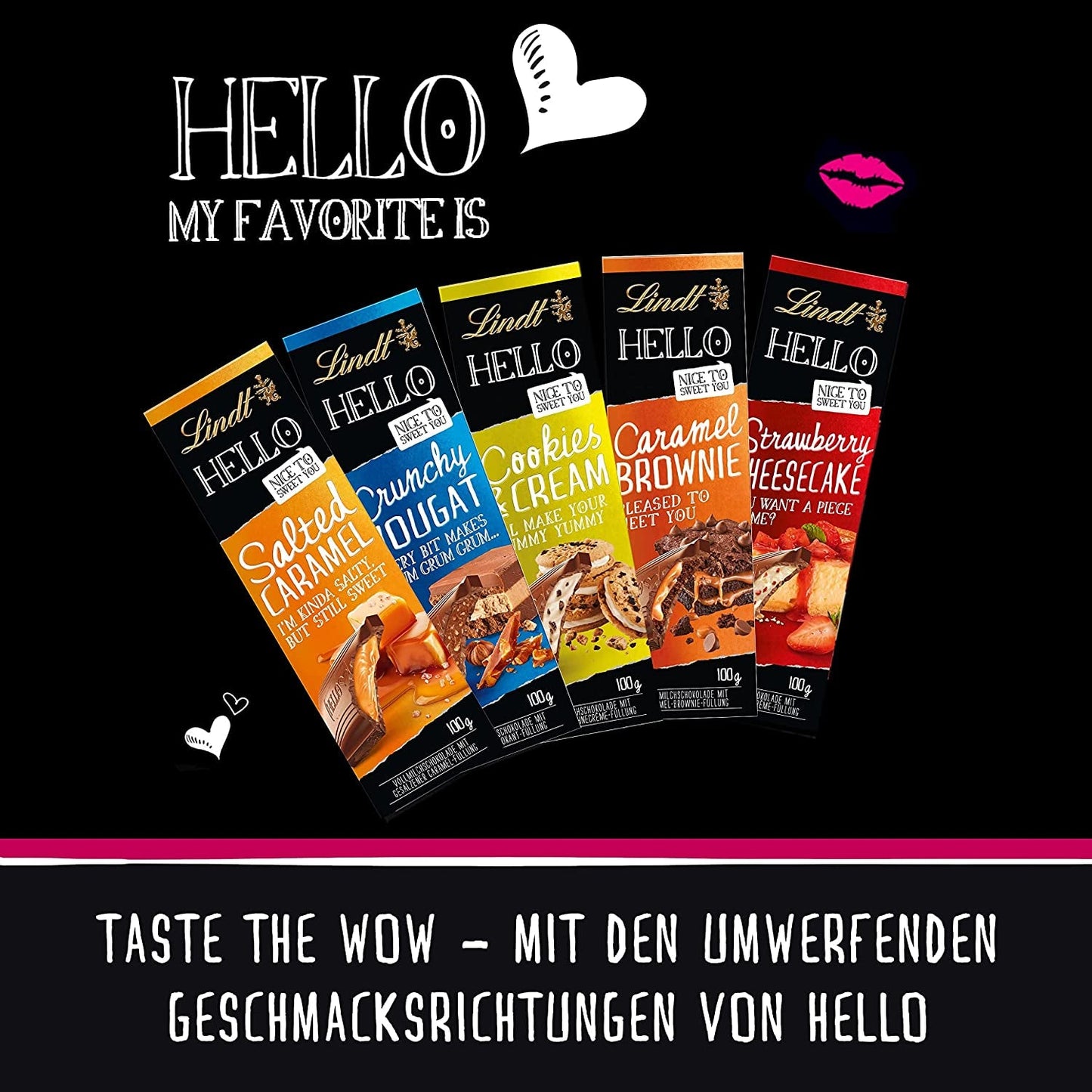 HEJ Saltkola Choklad | Bar 100g | Mjölkchoklad med saltad kolafyllning | Chokladkaka | Chokladpresent (paket med 5)