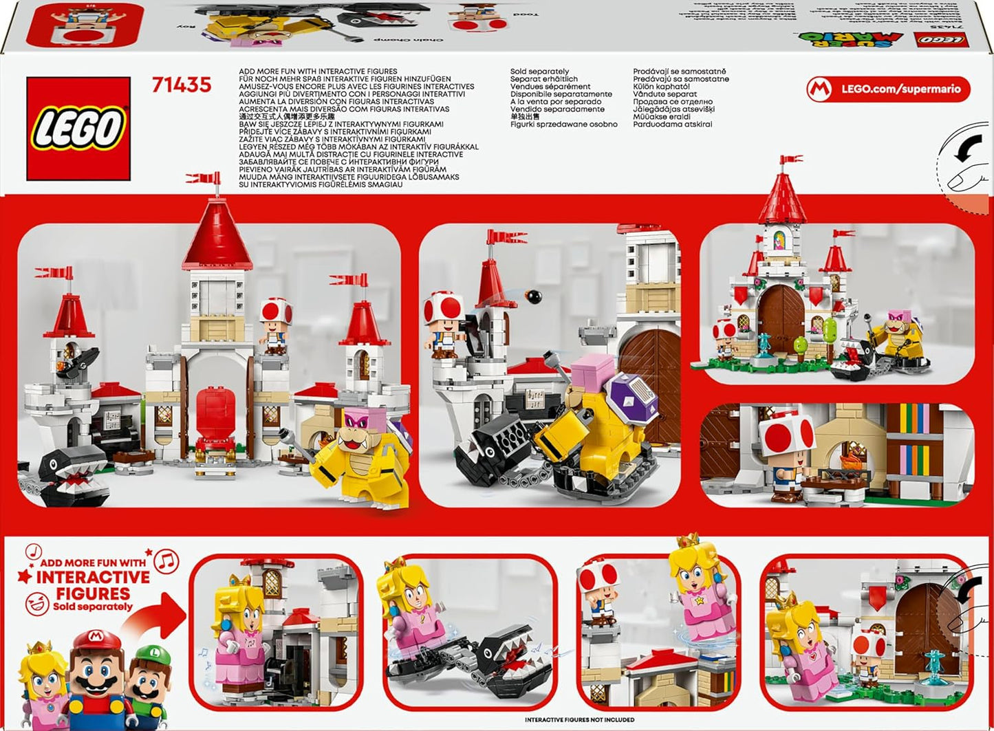 LEGO Super Mario Roy's Battle at the Mushroom Palace Äventyrsset med Nintendo Characters Present för flickor, pojkar och spelare 7 år gamla 71435 Byggset Besuche den LEGO-Store