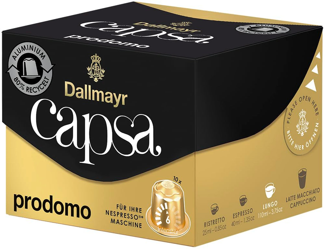 Lungo Prodomo häftklammer 10 Kapseln