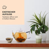 Feelino Elegant 6-delad blandad låda - Feelino vita teblommor i en underbar smak- och presentask med 6 olika vita terosor, individuellt vakuumförpackade, 1 st förpackning