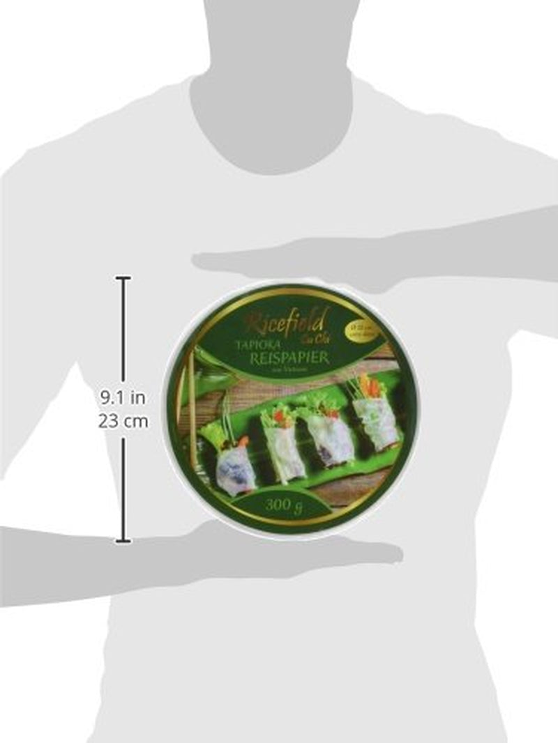 Ricefield Tapioka Rispapper Runt 22cm Premium Quality 300g