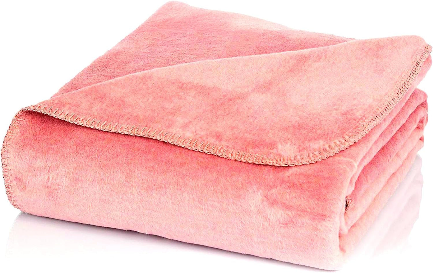 Glat mysig filt enkel vinröd filt 130X170 cm soffa, mjuk och varm ullfilt extra fluffig som en sofffilt sofffilt, gosig filt mysig filt, plysch soffa-sängfilt, U1B sängar och filtar Glat Uni-Altrosé