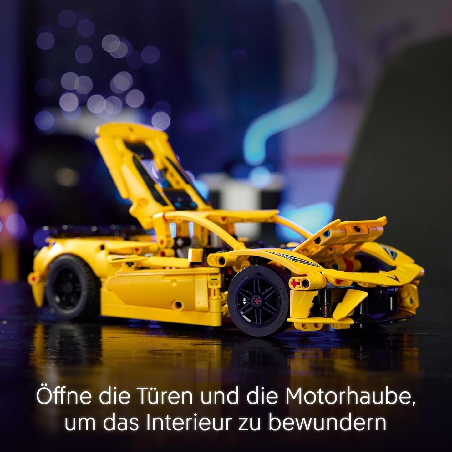 LEGO Technic Chevrolet Corvette Stingray - Samlarbyggeleksak - Leksakssportbil - Bilmodell - Present till 9-åriga pojkar och flickor som älskar leksaksbilar 42205 Byggset Besuche den LEGO-Store