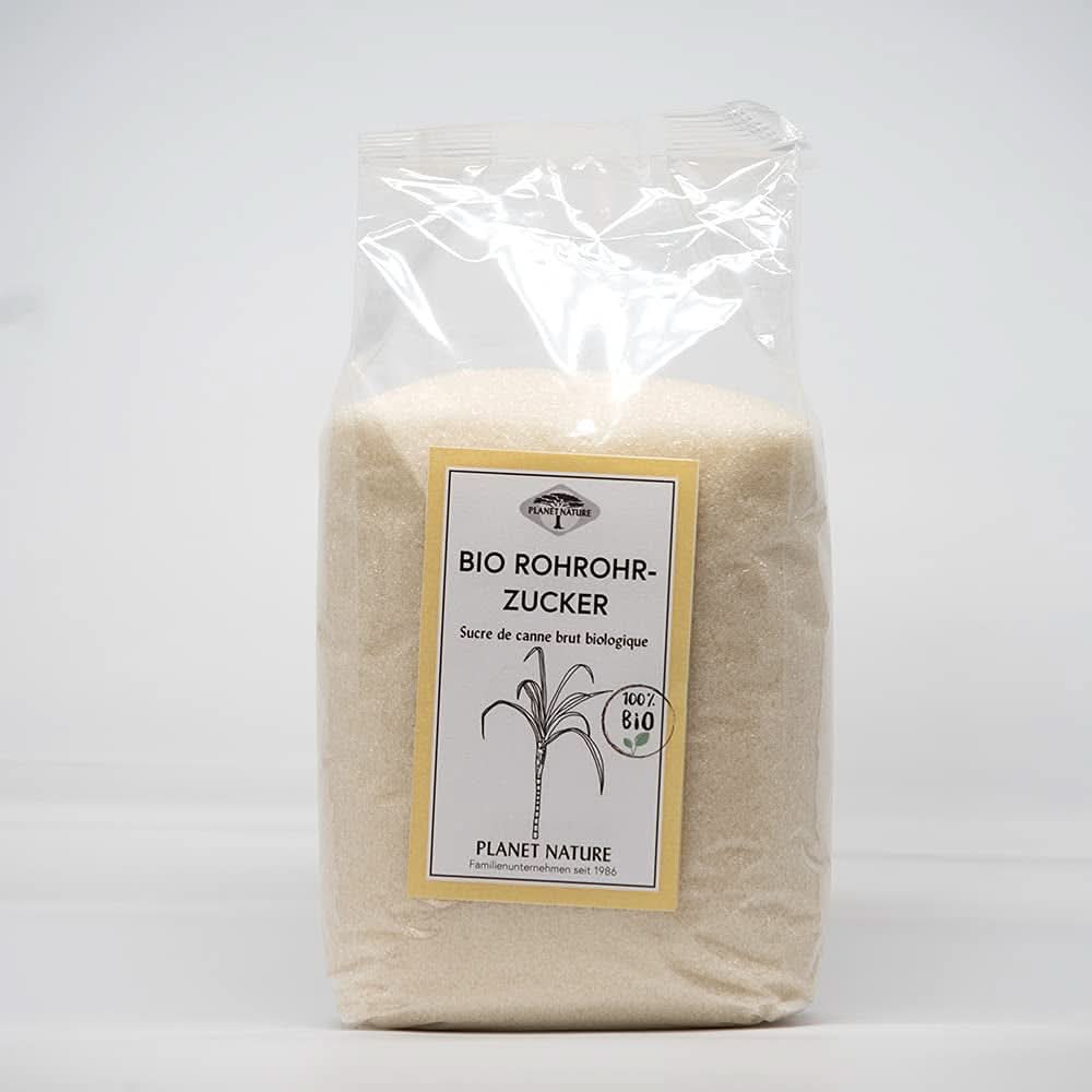 Rå ekologiskt rörsocker, 1 Kg Sötningsmedel Naty Shop 500 gram