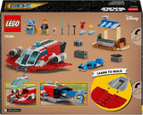 LEGO Star Wars: The Adventures of the Young Jedi Crimson Firehawk, startset för barn med byggbart rymdskepp, speedercykel och 3 figurer, present till pojkar och flickor 4 år gamla 75384 Byggset Besuche den LEGO-Store