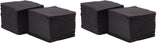 Saten Ser22104961 Cocktail, servetter 20 X 20, 2 lager, 1/4-faldig, 100 servetter, Punta-Punta, svart