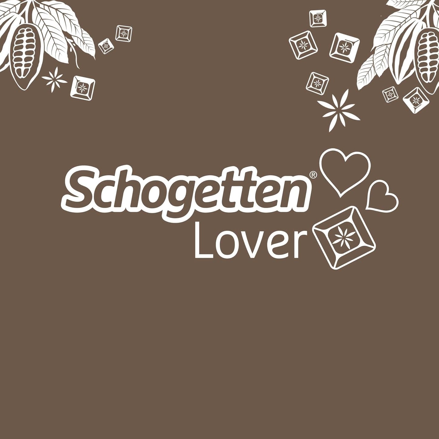 Schogetten mörk choklad (50% kakao), 100 g