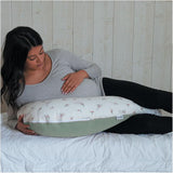 Graviditetskudde - Amningskudde - 2 i 1 multifunktionell kudde - Avtagbart överdrag 78 X 44 cm Tillbehör Mat och Amning Bebe Naty Shop