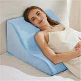Läskudde för säng och soffa - Memory Foam fjäderkudde - Ergonomisk ryggkudde - Perfekt för att stödja ryggen medan du kopplar av, spelar, läser eller tittar på TV - Bred