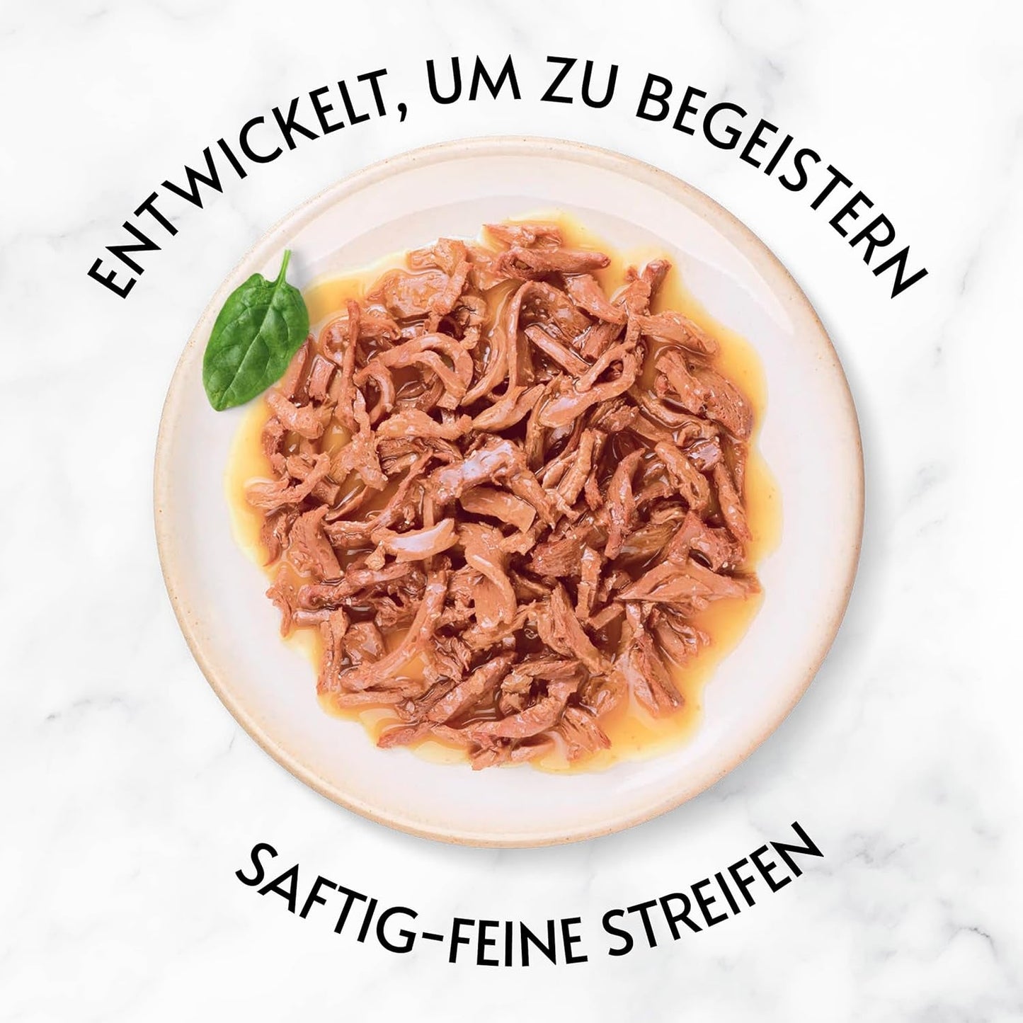 Gourmet suckulenta remsor i guld, våt kattmat med kyckling, förpackning om 12 (12 x 85 g)
