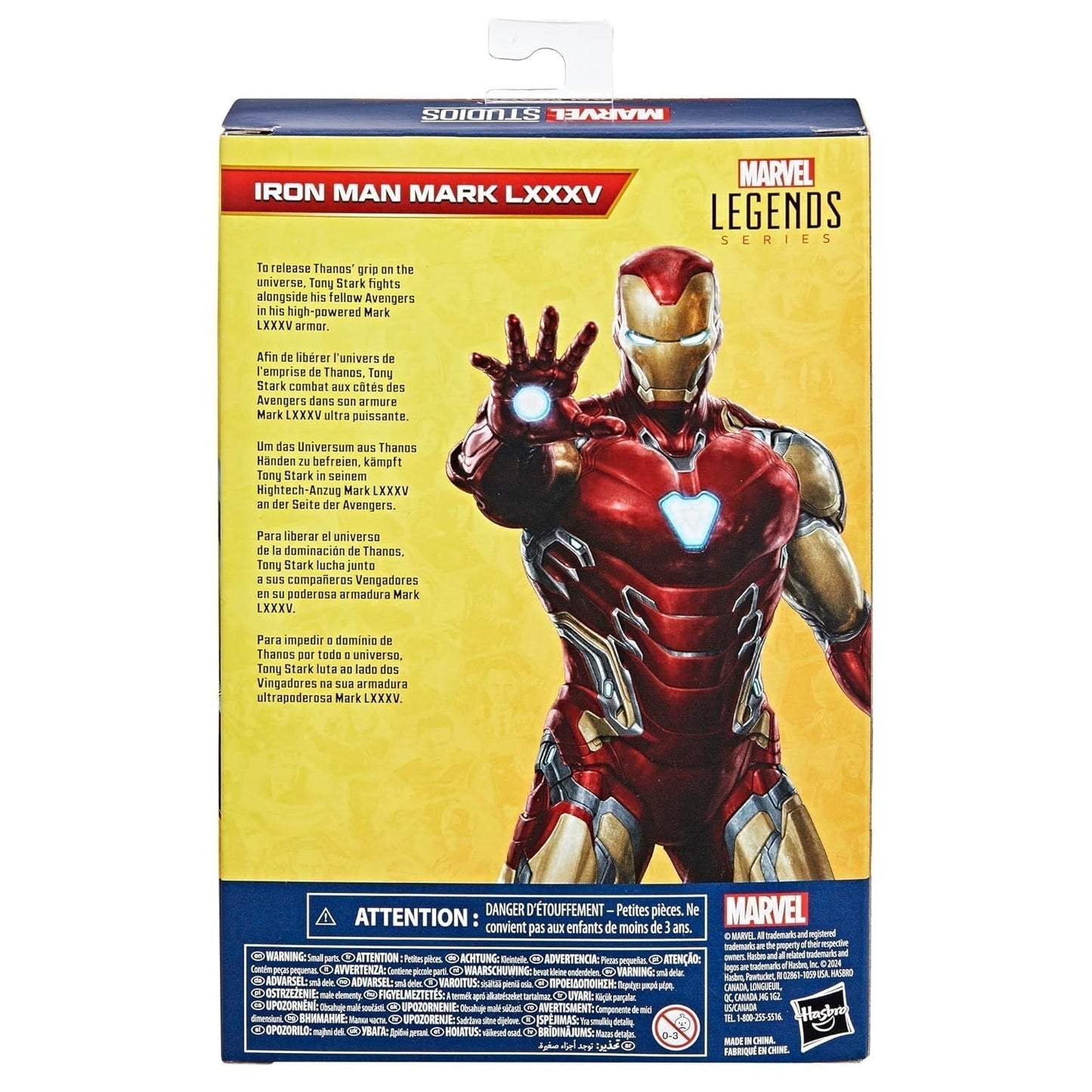 Marvel Legends Series Iron Man Mark LXXXV Avengers: Endgame 6 Inch Actionfigur Actionfigurer Naty Shop