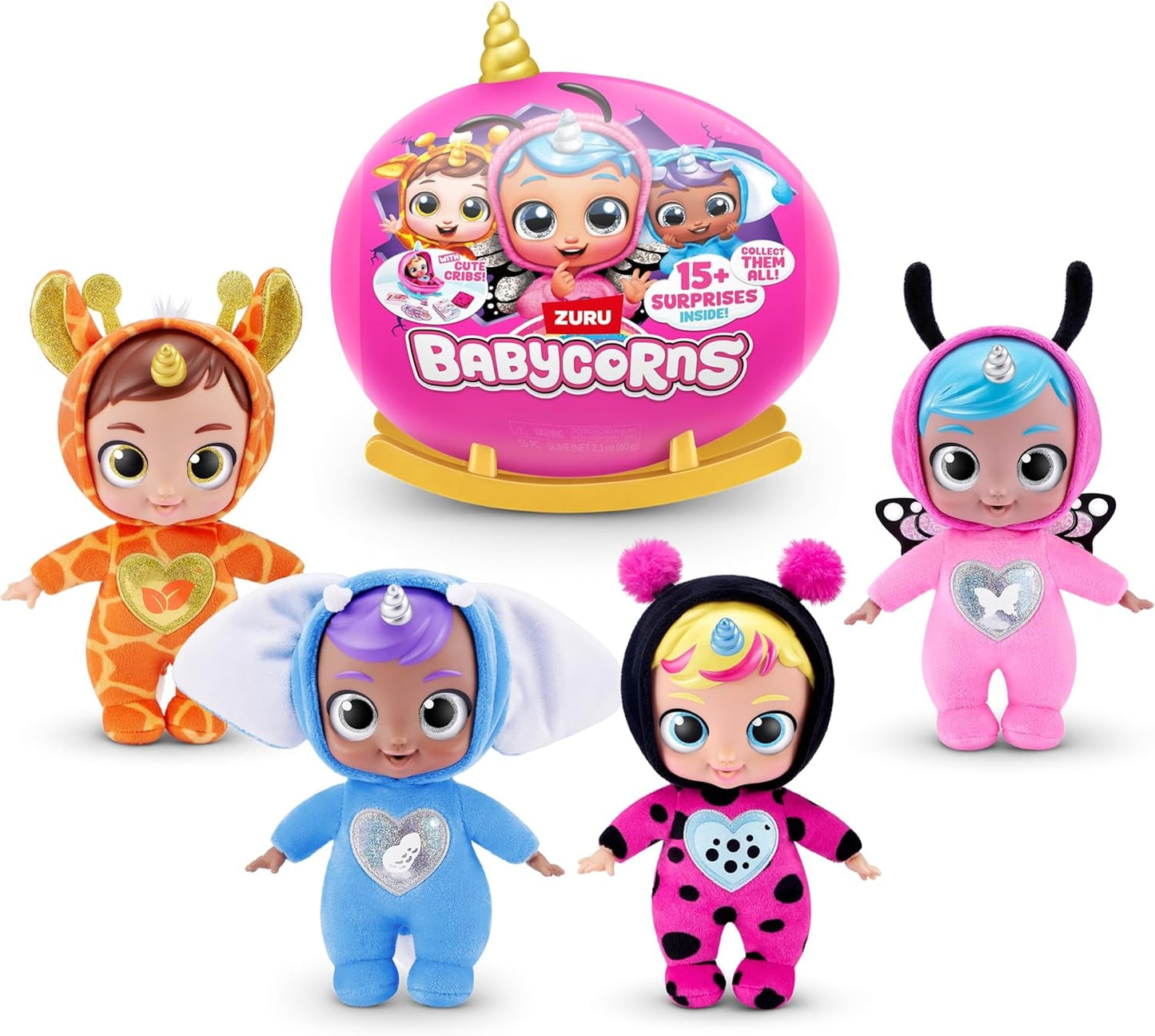 Babycorns Magic Dolls Series 1 Small (Skylar) från ZURU, Surprise, Unboxing, Baby Girl, Doll