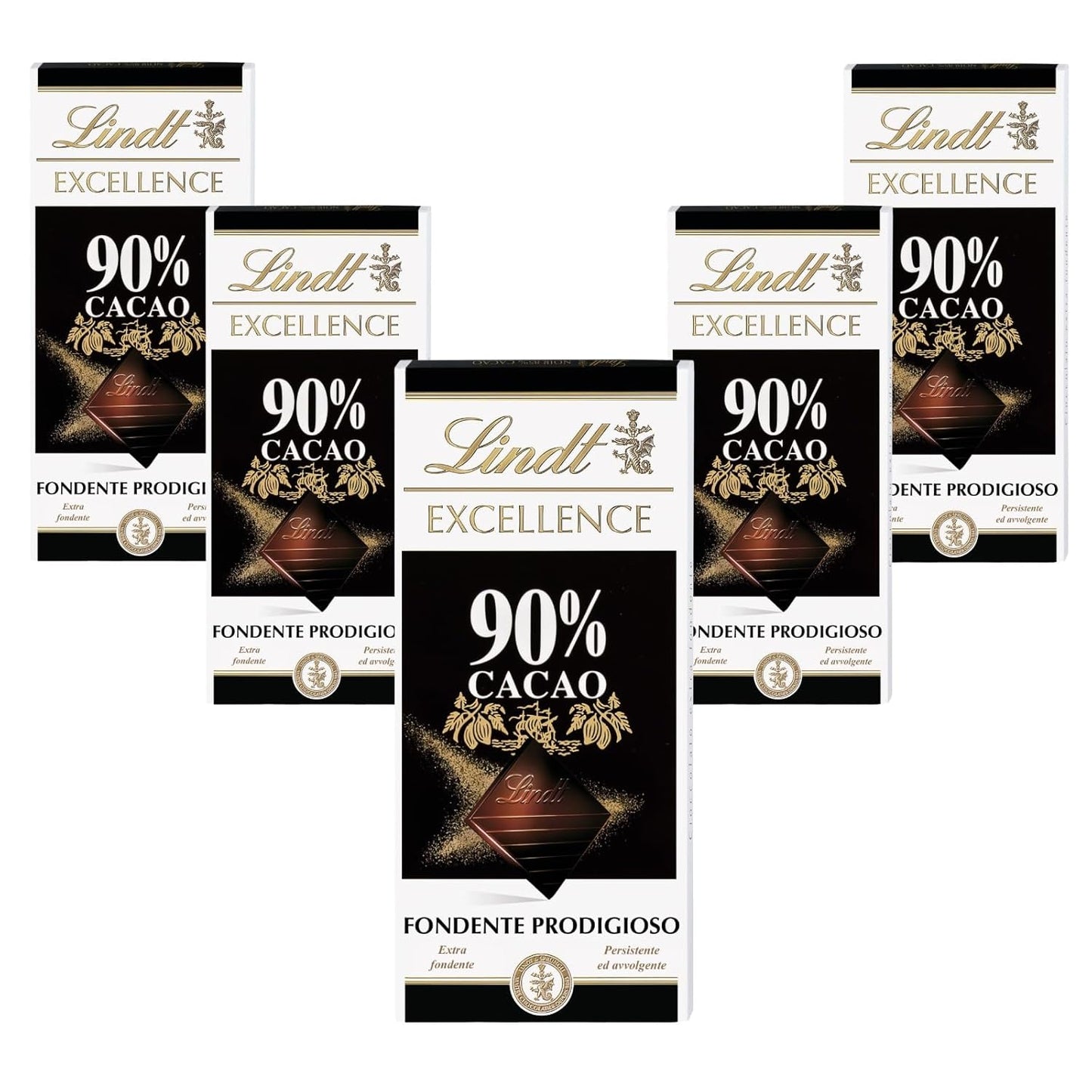 Lindt Excellence 78 Percent Cocoa Bar - Kakao Intensity Persistence Vegan Bar 100 g Idealisk present