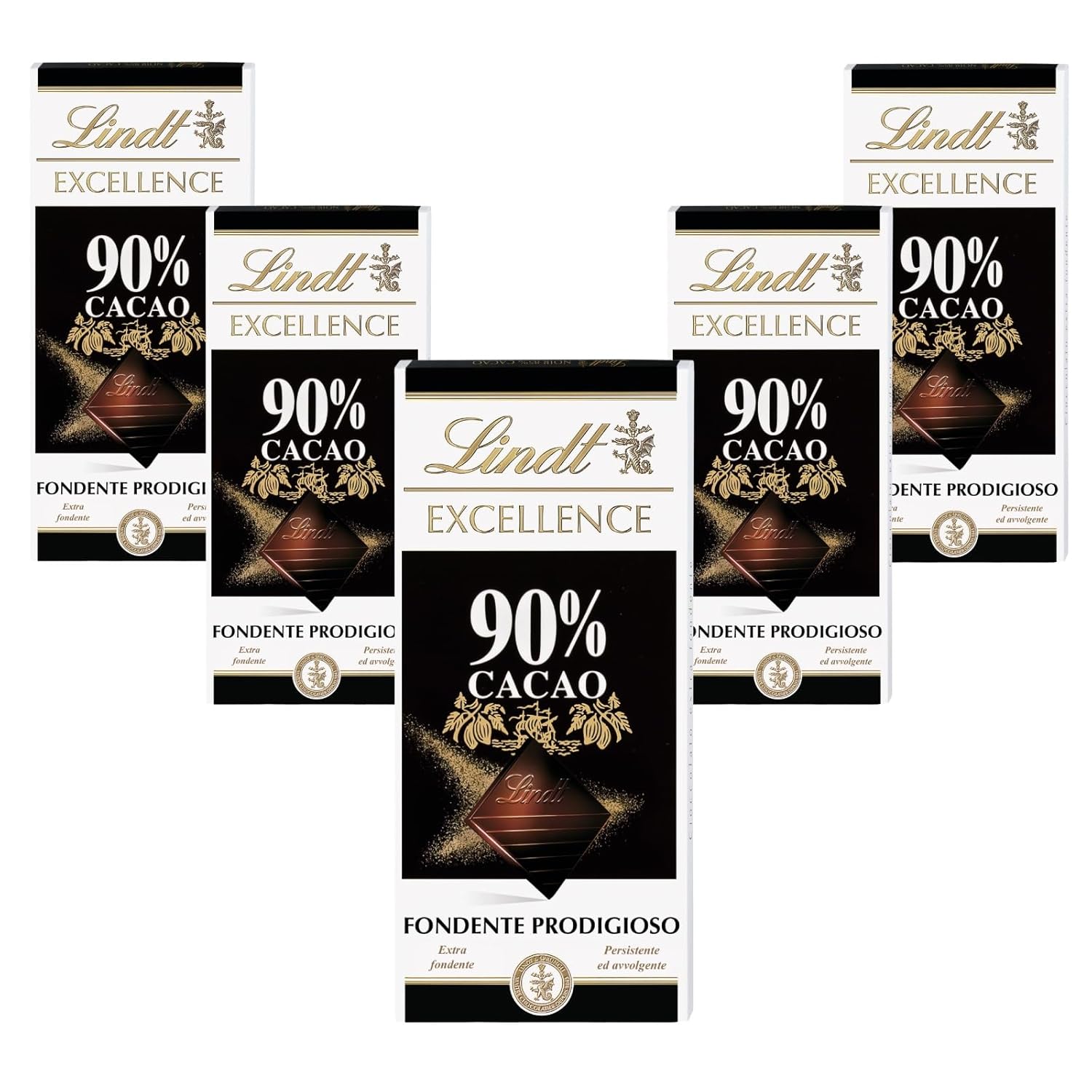 Lindt Excellence 78 Percent Cocoa Bar - Kakao Intensity Persistence Vegan Bar 100 g Idealisk present