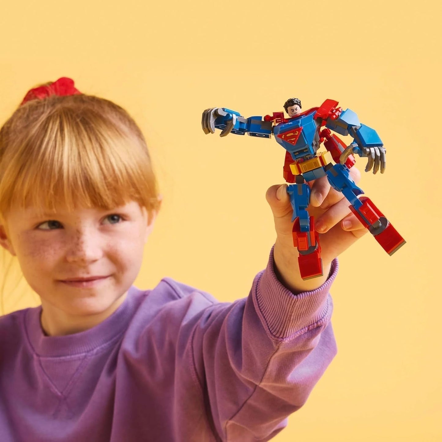 LEGO DC Superman Mech Vs. Lex Luthor - Superhjälteleksak med 2 minifigurer - Byggbar actionfigur med rörliga armar, ben och fingrar - Present för pojkar och flickor i åldern 6+ 76302 Byggset Besuche den LEGO-Store