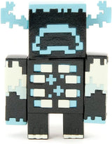 Jada Toys Minecraft Figur Set (4 delar) Tillverkad av metall - Minecraft Caves & Cliffs Samlarfigurer (Steve, Alex, Creeper och Warden) För spelare och samlare 8+ 6 cm vardera Actionfigurer Naty Shop