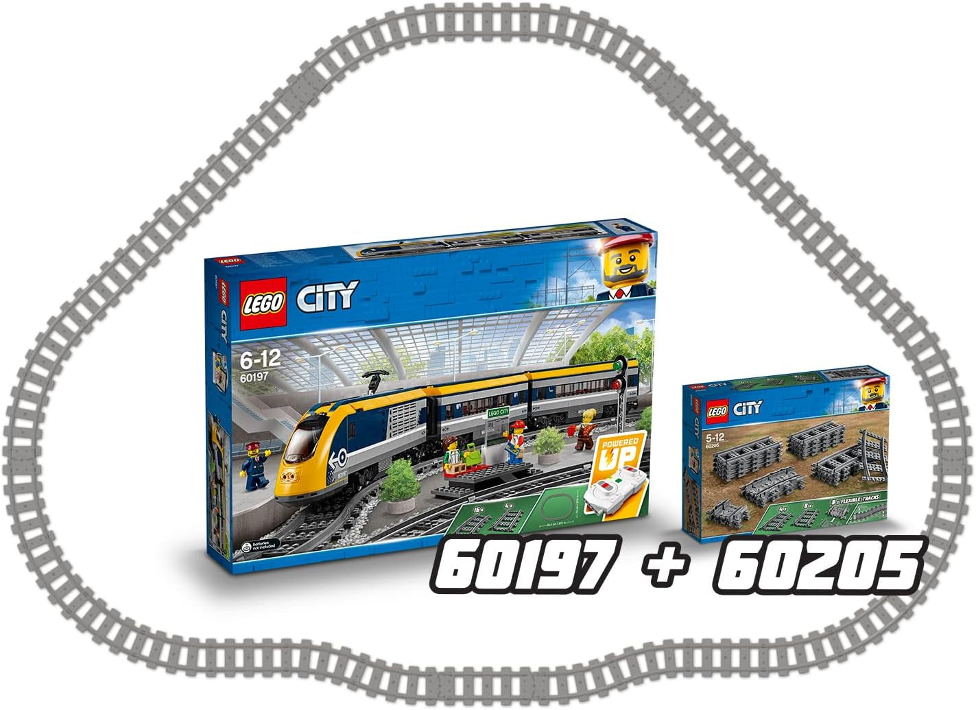 LEGO 60205 Stadsbanor 20 delar expansionsset för barn Pojkar och flickor Leksaksset Byggset Besuche den LEGO-Store