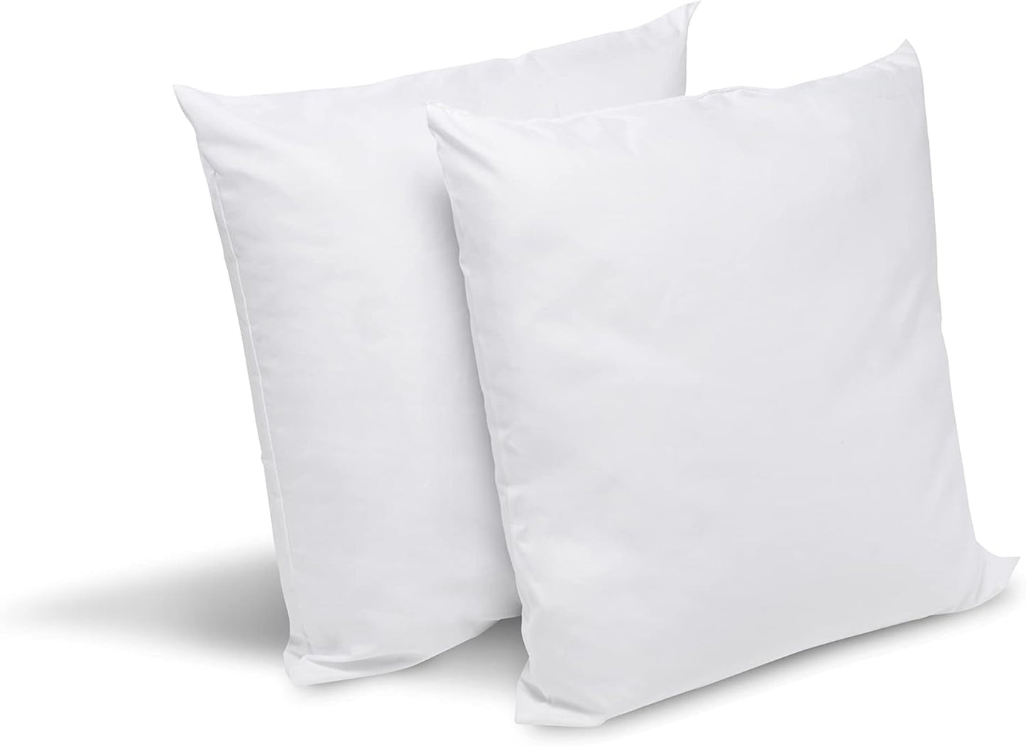 Bleu Câlin set med 2 anti-kvalster, anti-bug kuddar, fluffig komfort, 60 X 60 Cm, mikrofiberöverdrag, fullt skydd, vita Naty Shop standardkuddar