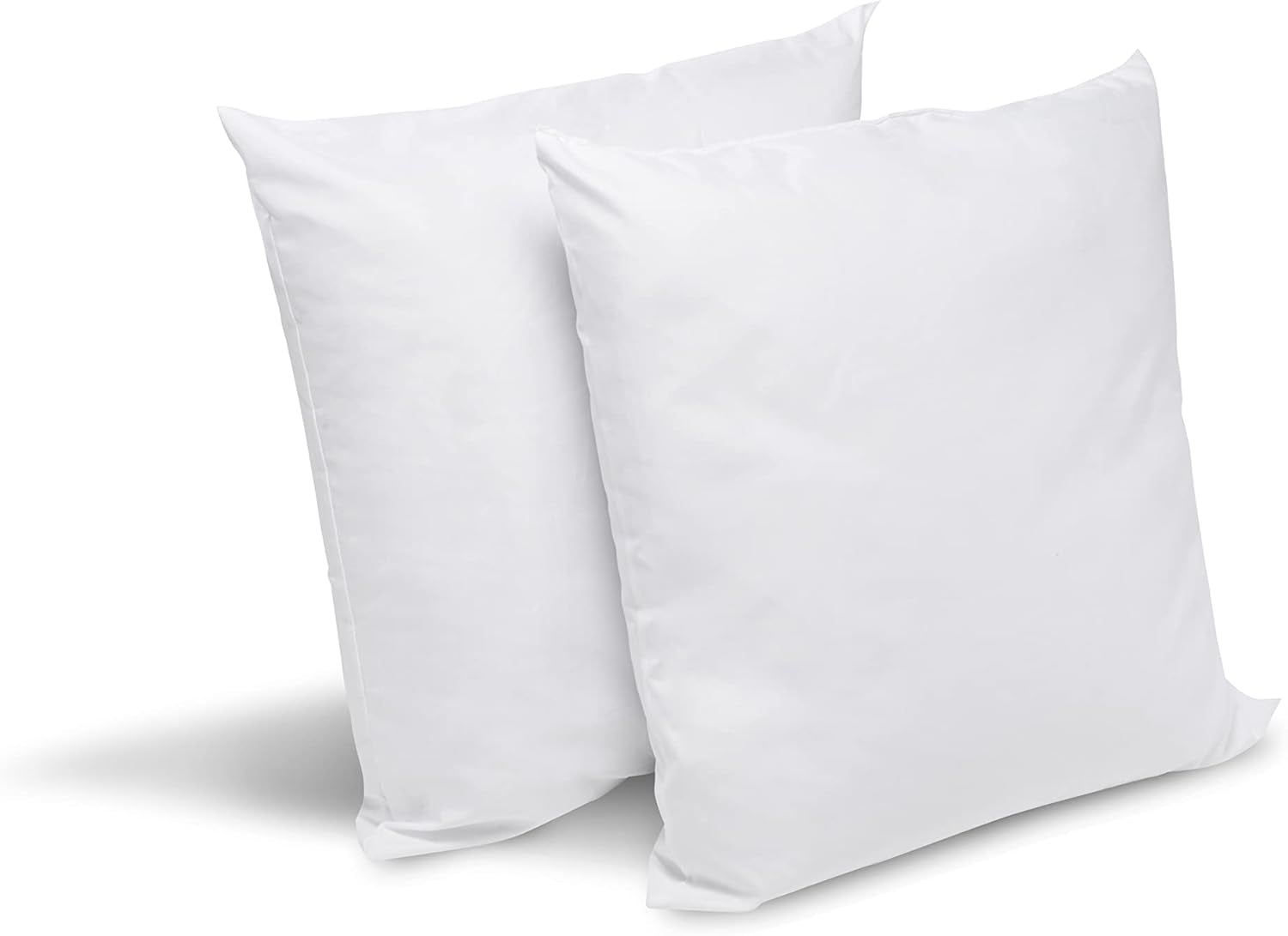 Bleu Câlin set med 2 anti-kvalster, anti-bug kuddar, fluffig komfort, 60 X 60 Cm, mikrofiberöverdrag, fullt skydd, vita Naty Shop standardkuddar