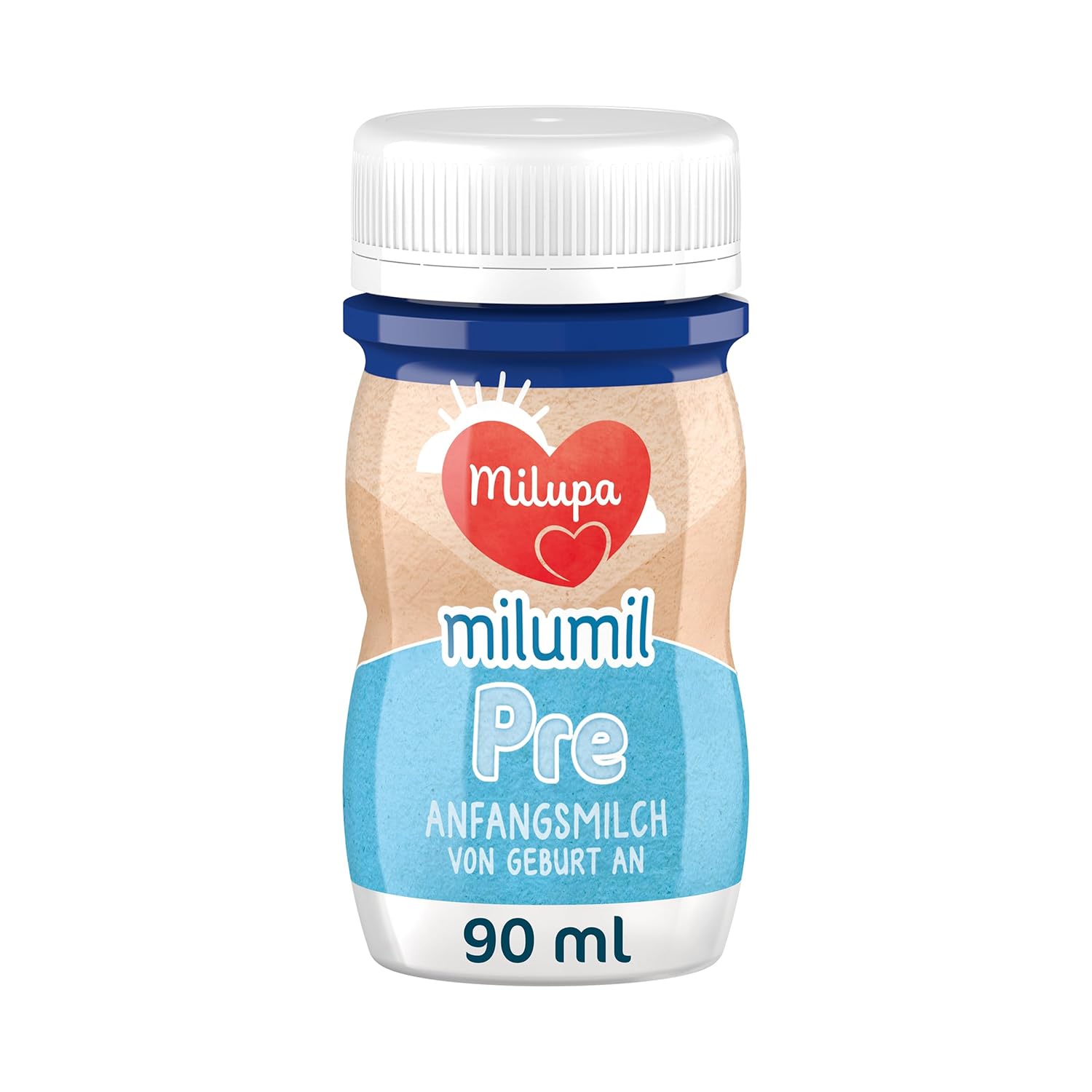 Milupa Milumil Pre, Mjölkpulver för bebisar - Med viktiga näringsämnen och utan palmolja - 800 g Naty Shop 24 x 90 ml Milumil Pre (färdig vätska)