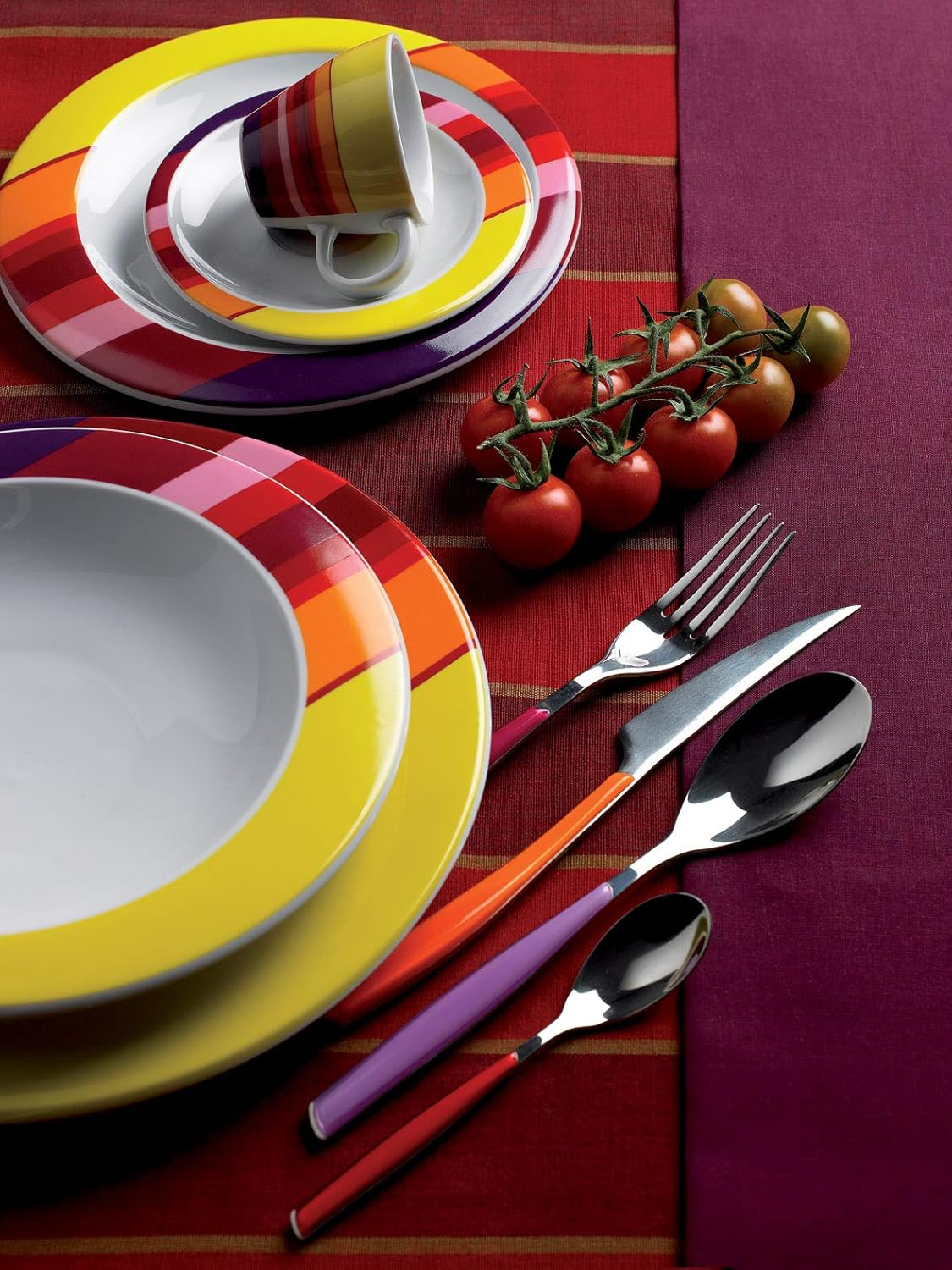 BUGATTI, Glamour, Bestickset för 6, 24 delar rostfritt stål 18/10 Naty Shop