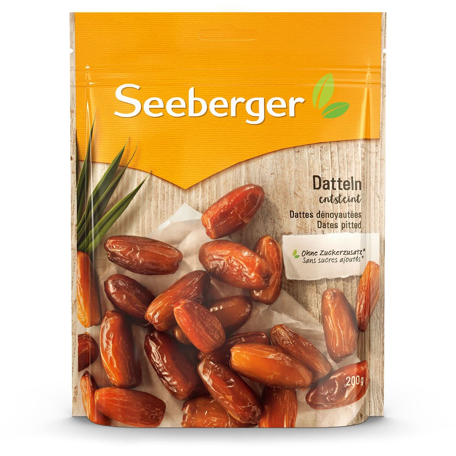 Seeberger, honungssöta dadlar med krämigt kött Naty Shop torkade produkter 200 gram 200 gram
