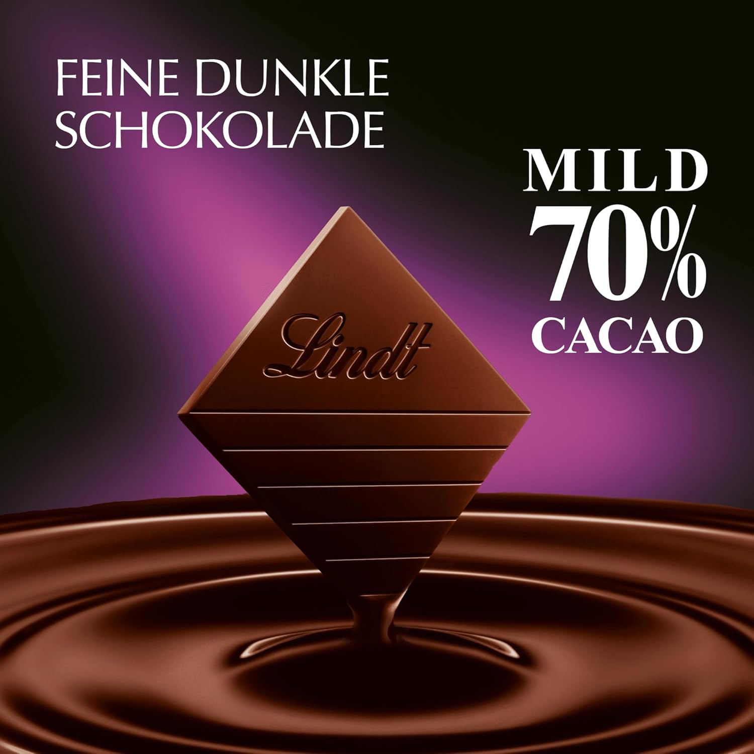 Lindt Excellence 78 Percent Cocoa Bar - Kakao Intensity Persistence Vegan Bar 100 g Idealisk present