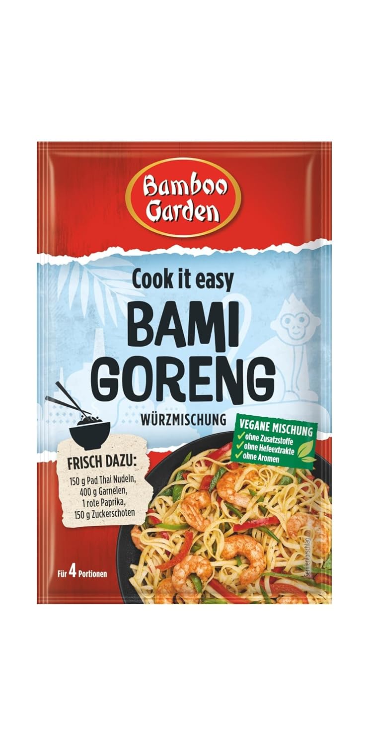Bamboo Garden Bami Goreng Wurzmischung - Perfekt för 4 portioner