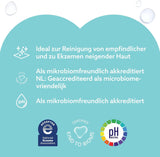WaterWipes Sensitive+ On The Go våtservetter, 100 våtservetter (10-pack), 3 i 1 rengöringar, vårdar, skyddar, 99,9 % vatten, parfymfria våtservetter