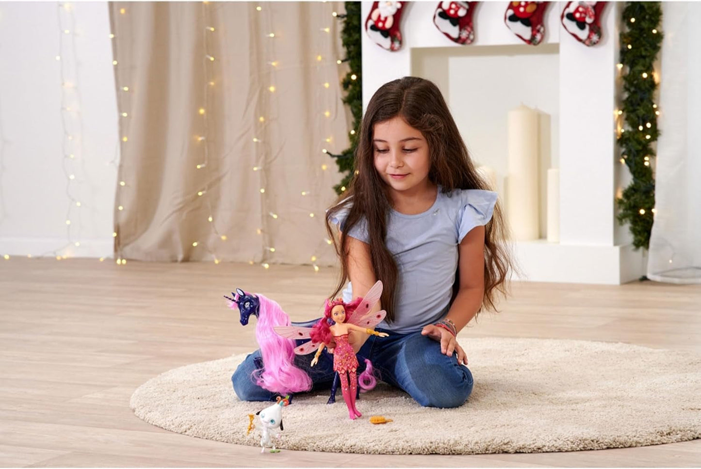 Simba 109483042 Mia and Me Doll, Phuddle med Trumptus, Elf med rörliga vingar och ben, 6 hårspännen, 2 armband, åldrar 3+, Flerfärgad, 23 cm
