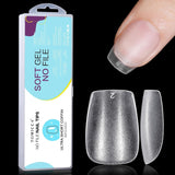 TOMICCA kistspetsar Ultra korta nagelspetsar - nagelspetsar, mjuka gelspetsar, full täckning, förformade matta konstgjorda nagelspetsar, gelnagelspetsar - 360 stycken, 15 storlekar