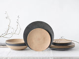CreaTable, 13139, Catania-serien, 12-delat servisset, porslinstallrikar, diskmaskin och mikrovågssäker, tillverkad i Portugal