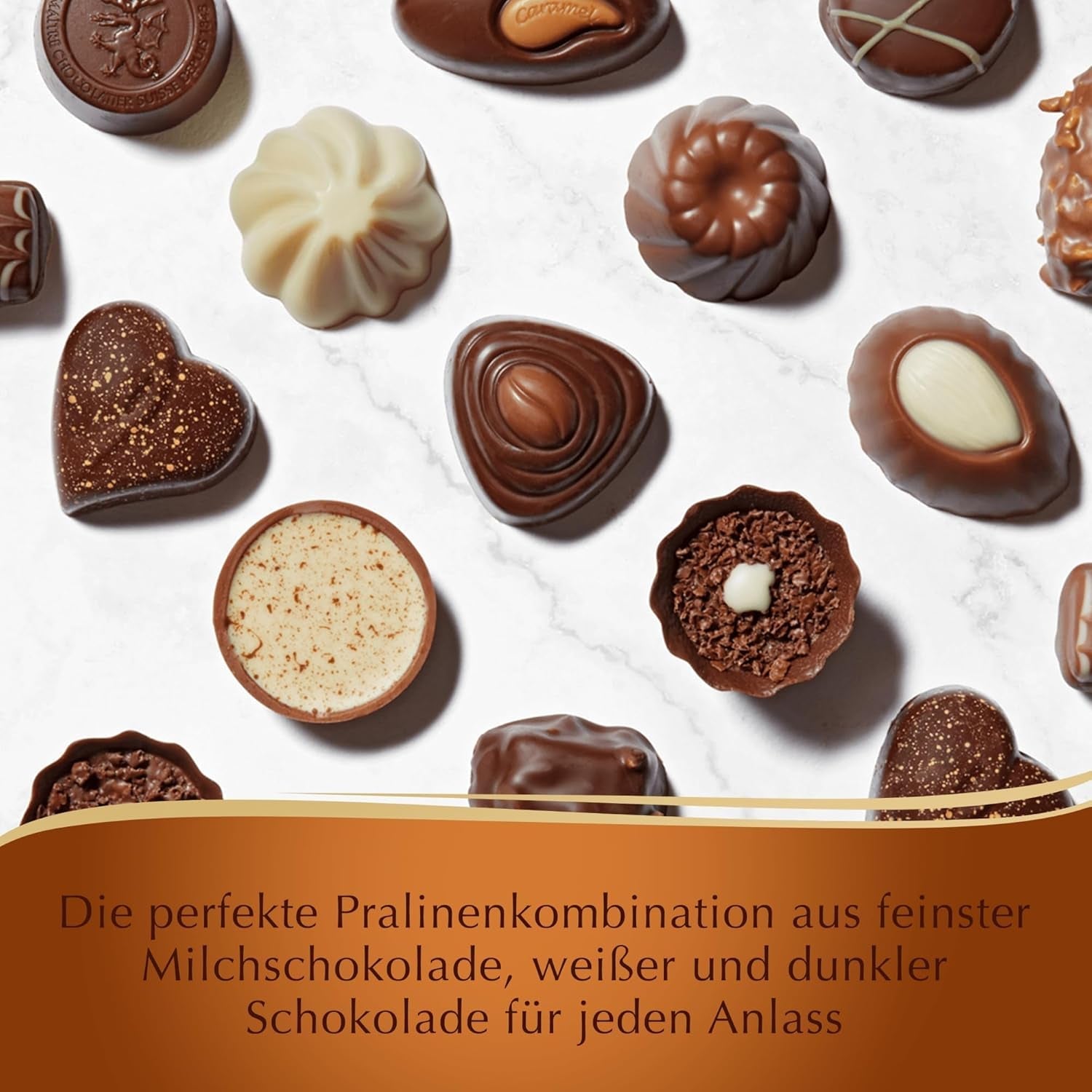 Lindt, Pralinlåda med 12 pepparkaksspecialiteter med mandel, hasselnötter och pistagenötter, 125 gram Naty Shop