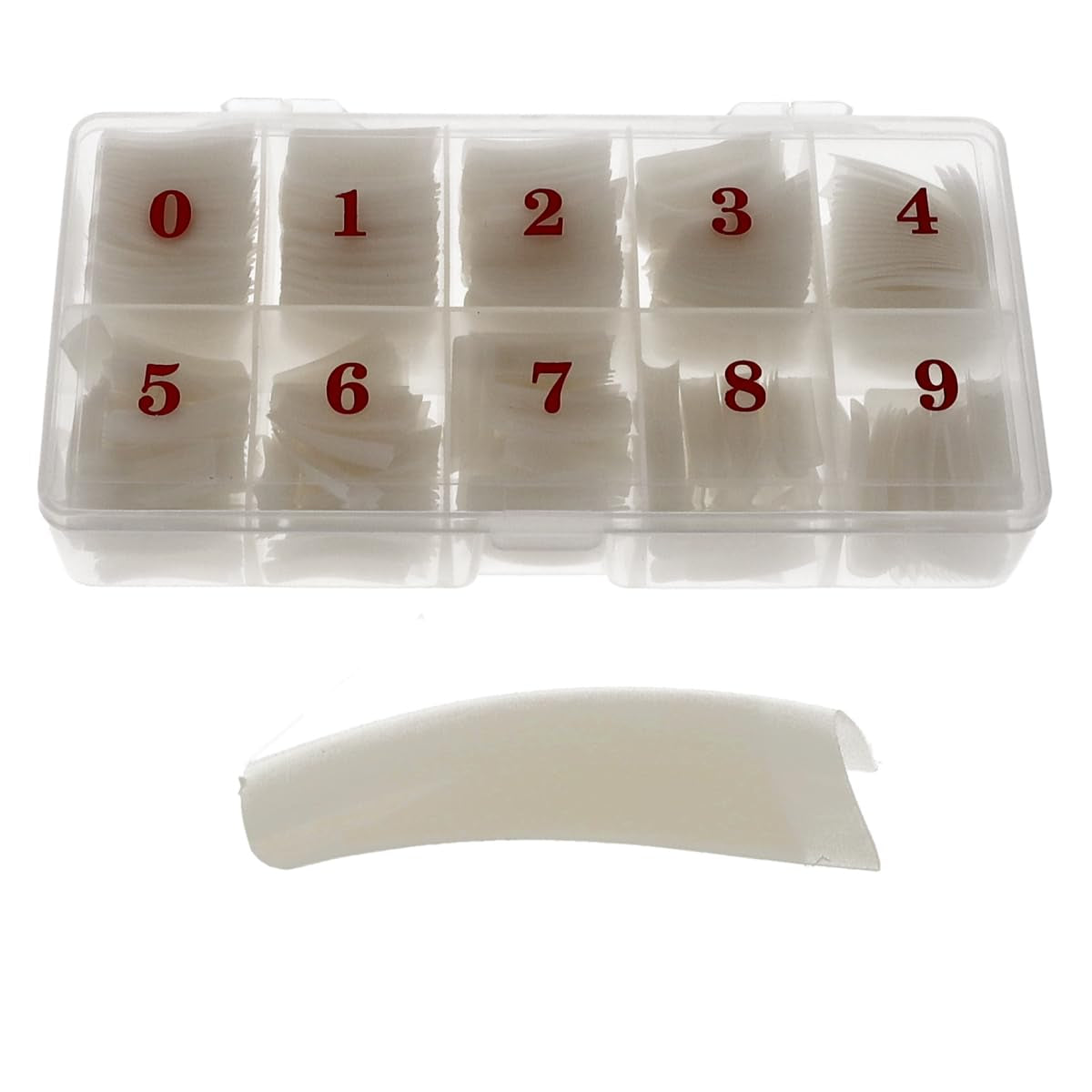 Sun Garden Nails Tipsbox 500 Tips Inkl. 3 tips limtips Nageltips lim - modellera naglar