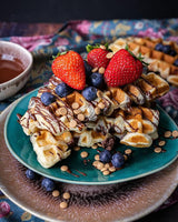 RUF Waffel-Mix, Großpackung, Grundmischung Zur Herstellung Von Waffeln Im Waffeleisen, Für Großküchen, Kantinen, Hotell och restauranger, 1 X 2500G Mix för bakning och matlagning Naty Shop
