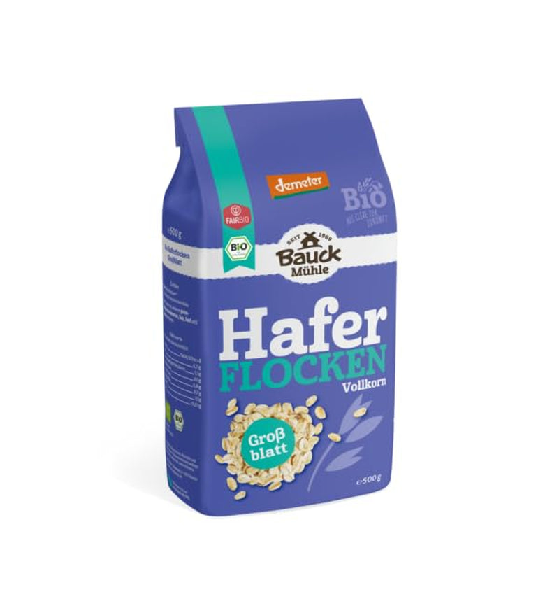 Demeter Big Leaf Havregryn, 1 förpackning (1 x 500 g)