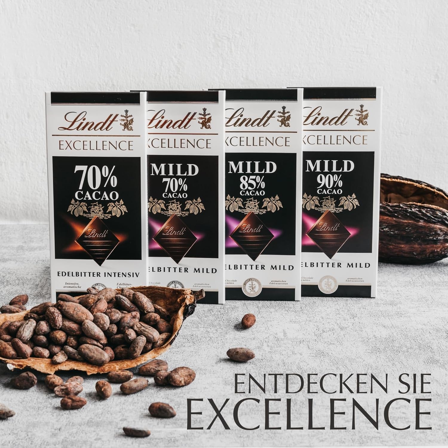 Lindt EXCELLENCE 70% kakao - mörk choklad, 100 gram tablett Naty Shop