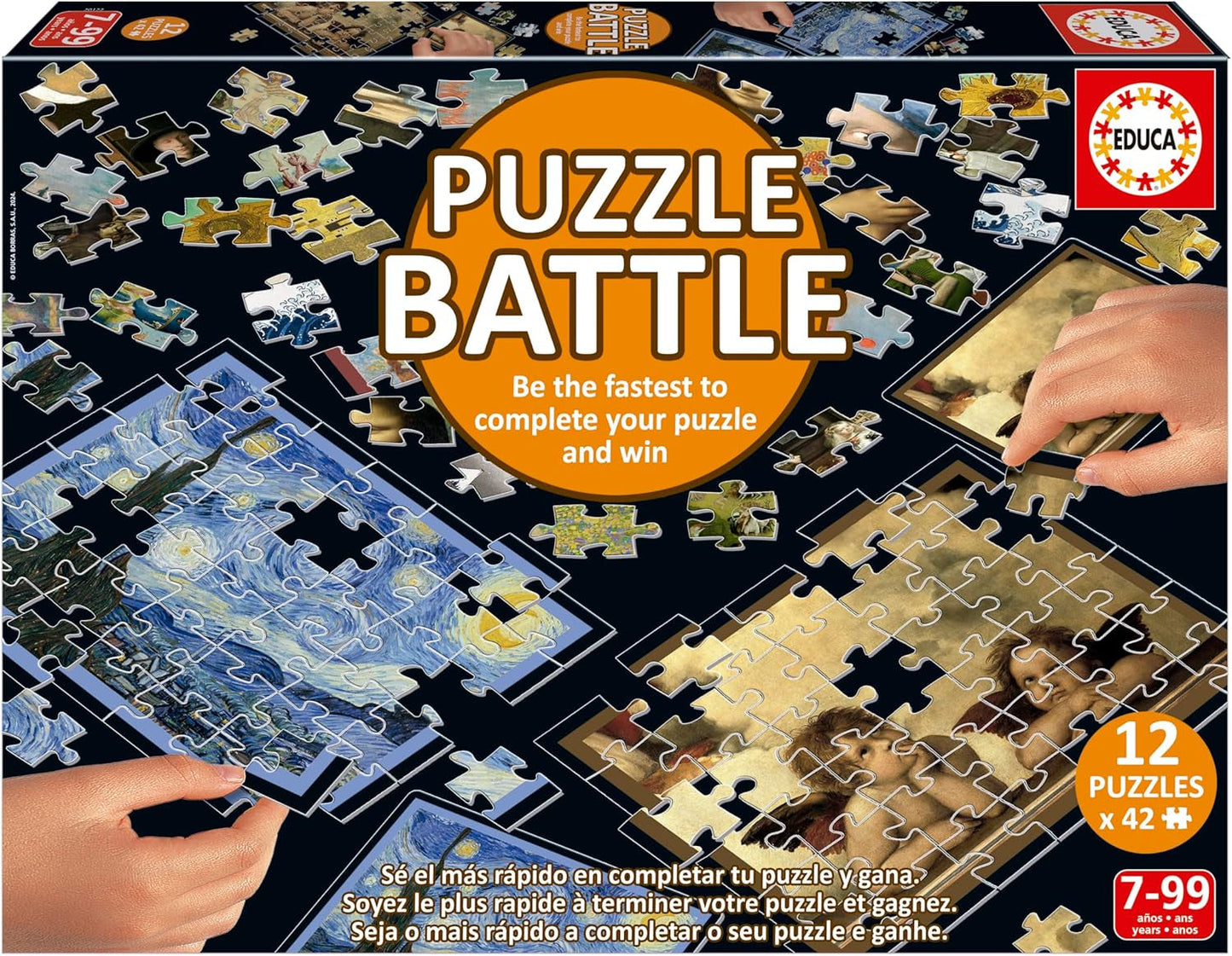 Educa - Pussel Battlescapes. En autentisk strid mellan bitarna | Var den första att slutföra pusslet för att bli vinnaren. Från 7 år (20121) Puzzle Naty Shop Typ
